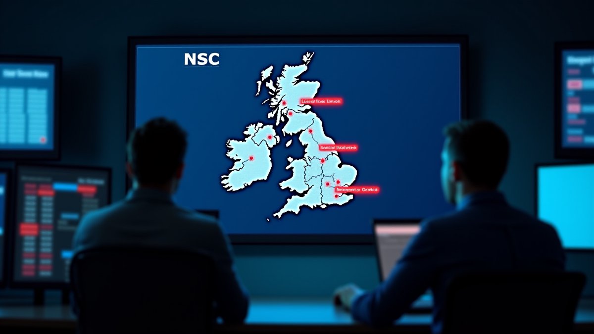UK map under siege: 75% of attacks are state-sponsored.