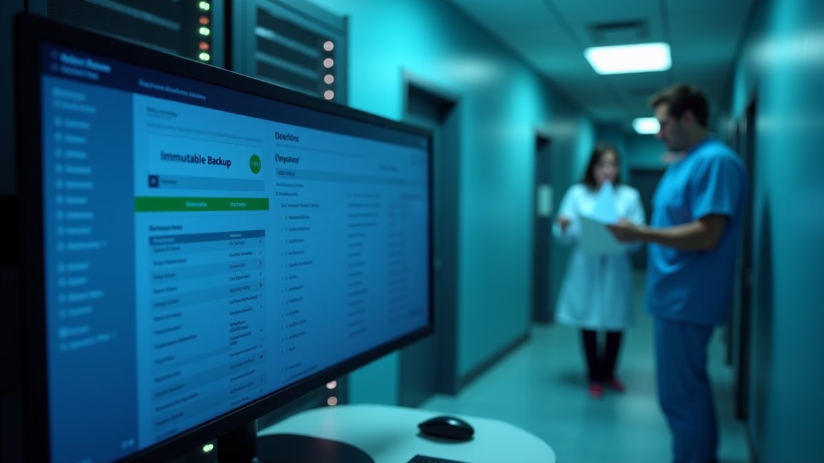 Hospitals shift to cyber resilience: immutable backups and clinical continuity against ransomware.