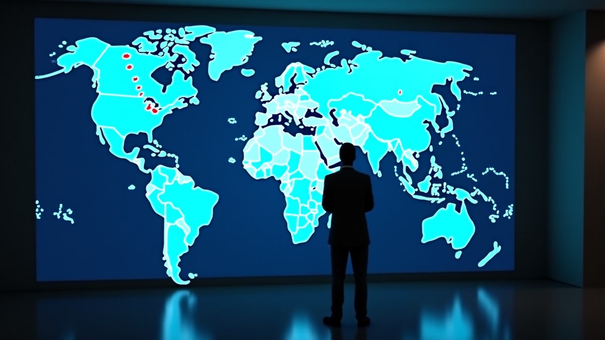 Geopolitical map shows AI and crypto dependencies forcing sovereignty rethink.