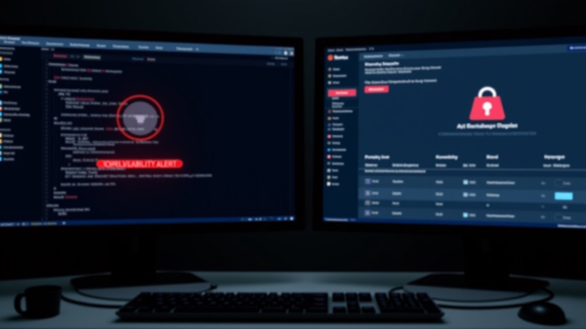 cURL vulnerability alert on terminal with runZero 5.0 dashboard