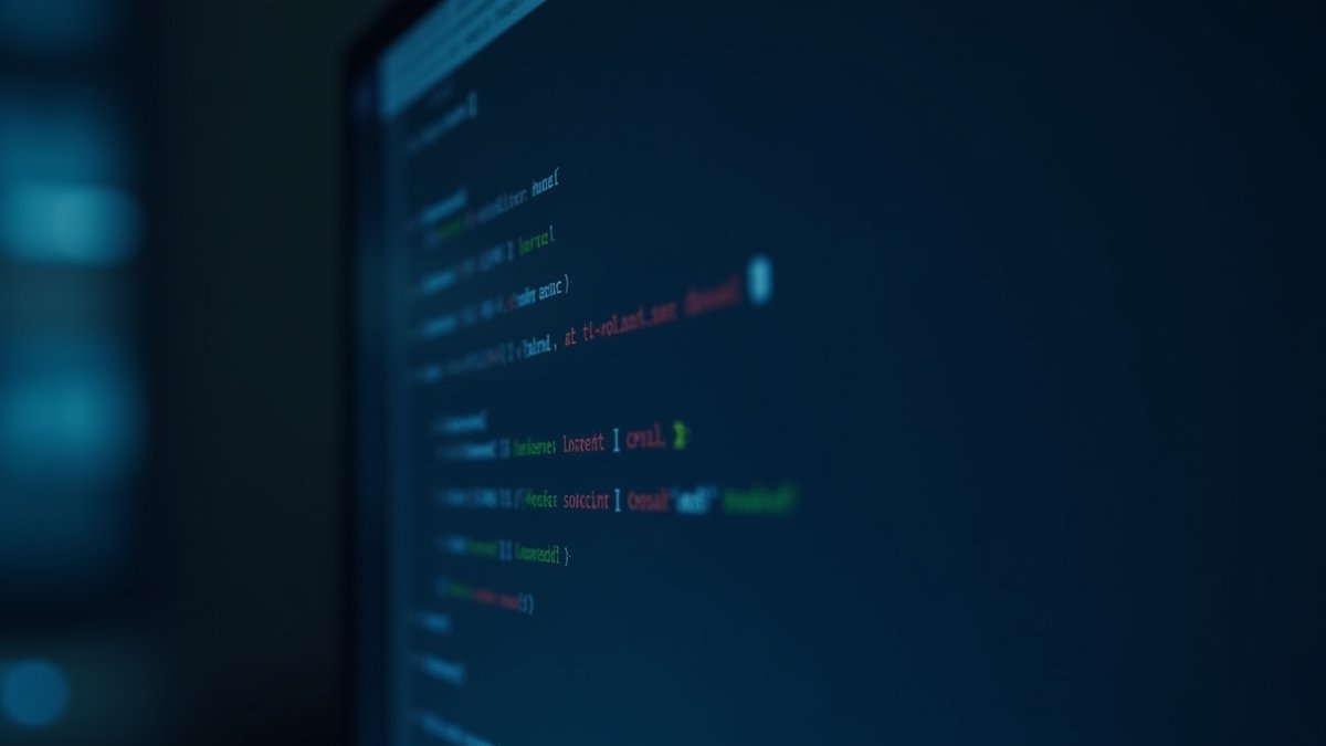 cURL library code with a 25-year-old vulnerability patch alert on a monitor.