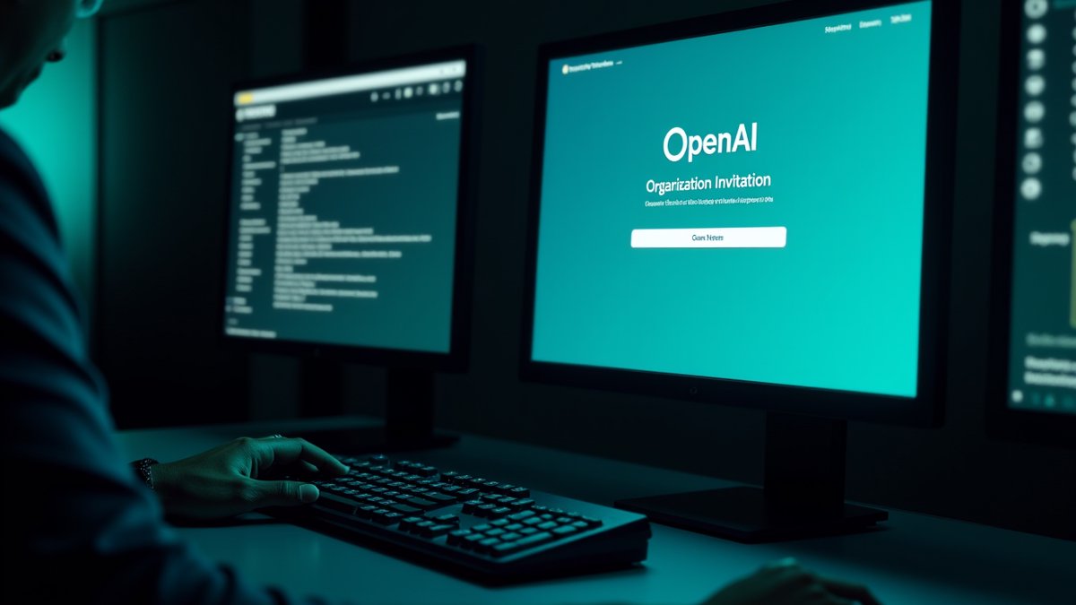 Fraudulent OpenAI invitations target cybersecurity firms via OAuth phishing.