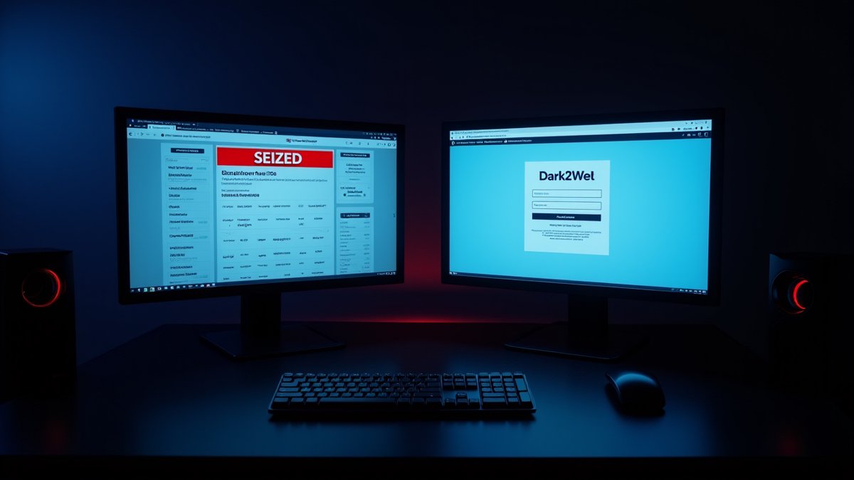 AudiA6 and Dark2Web seized in $389M crypto laundering bust