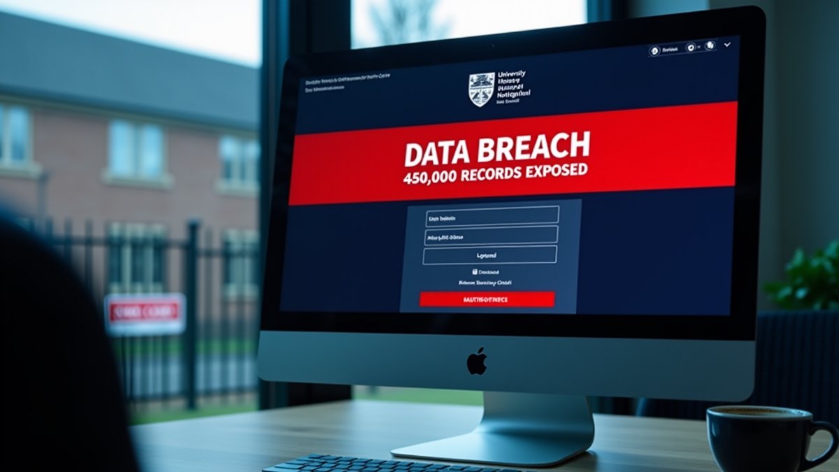 UK education crisis: School closure and university data breach affecting 450,000+ students.