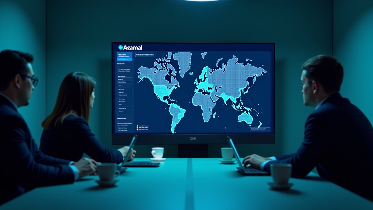 Akamai microsegmentation dashboard in boardroom: resilience strategy for hybrid clouds