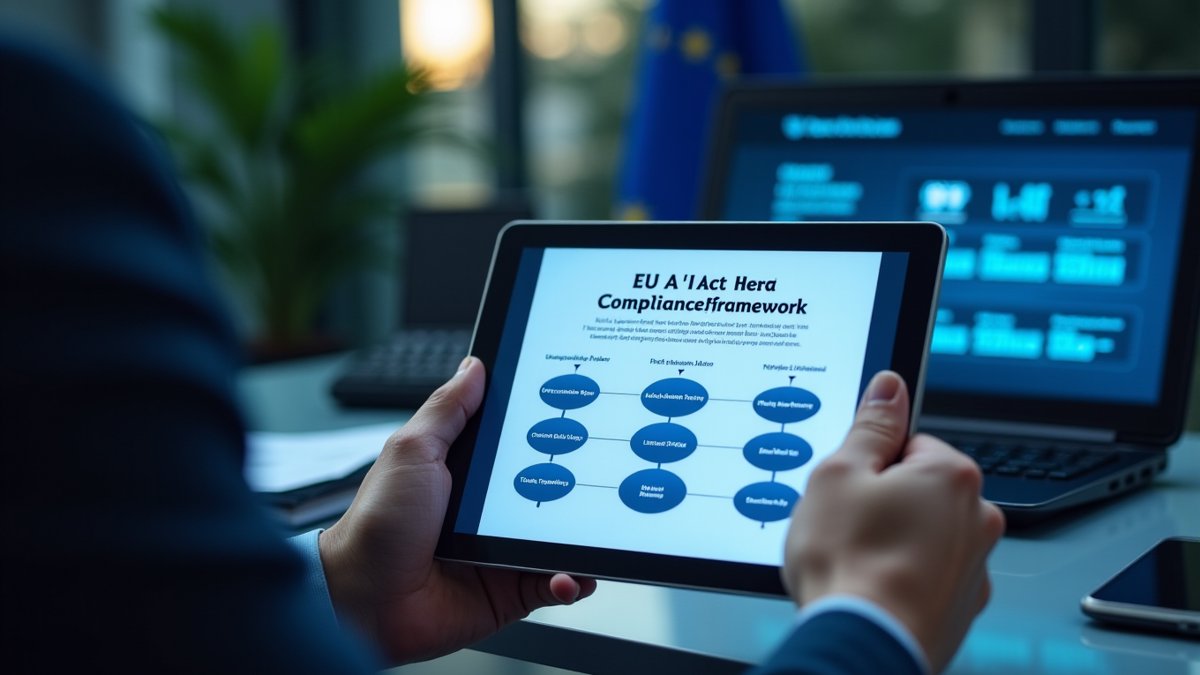 EU AI Act compliance: four-tier risk model with phased deadlines and penalties