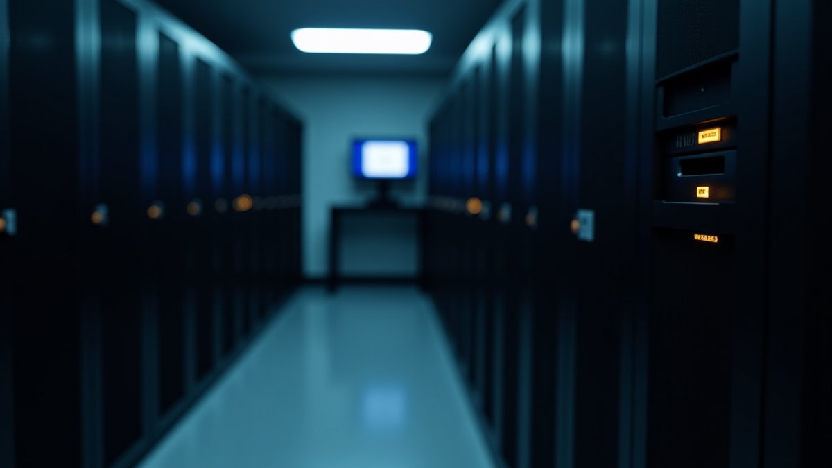 UK museums at risk; British Library server damage shown after ransomware attack.