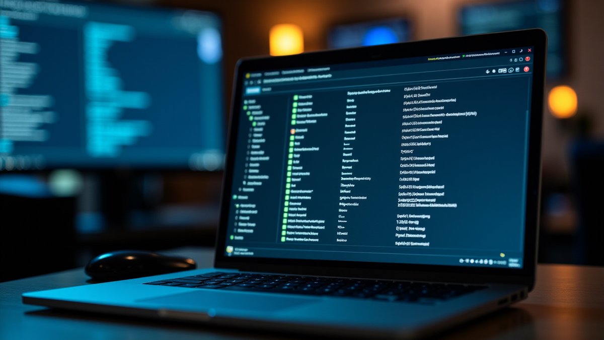Developer laptop with exposed credentials and hidden Windows malware activity