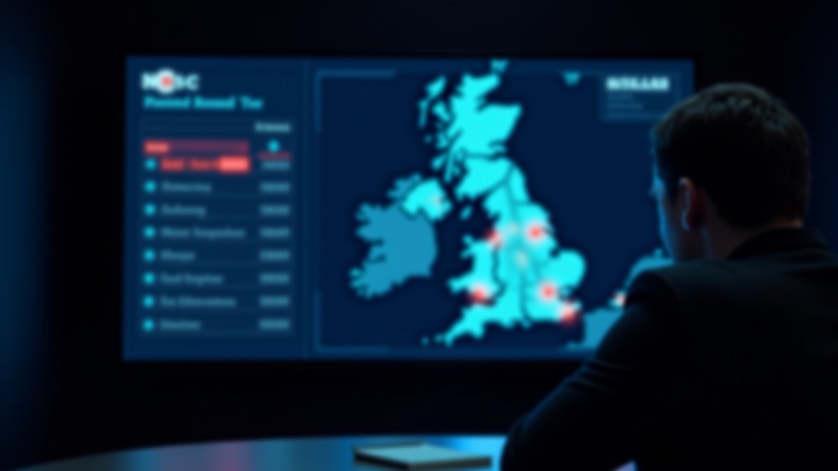 NCSC map shows 75% of UK critical infrastructure attacks linked to hostile states.