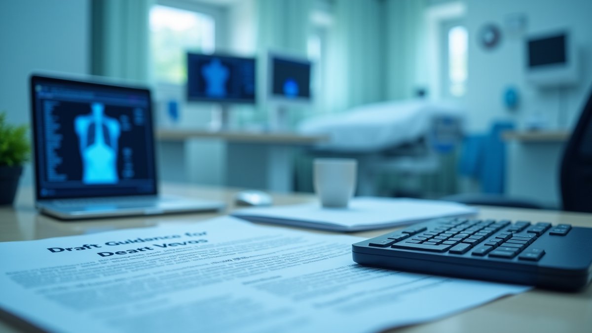 FDA draft guidance for AI medical devices requiring dynamic risk management.