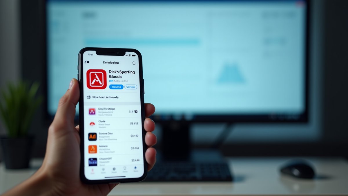 Dick's Sporting Goods app tops charts; AI data privacy risks highlighted.