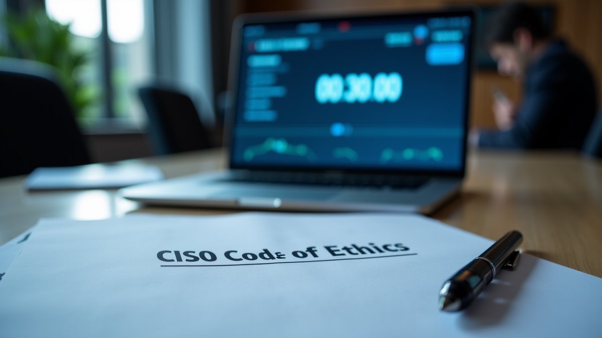 CISO ethics code faces CEO demands for hour-long cyber recovery.
