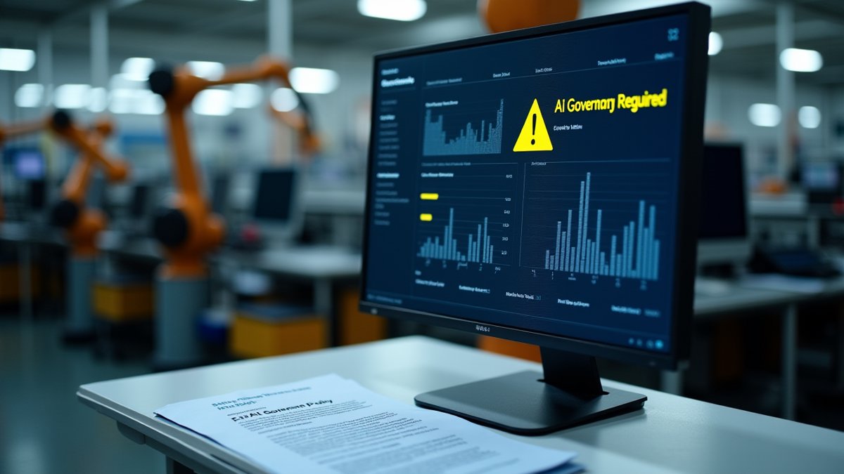GenAI in manufacturing deployed without security review, risking IP theft.