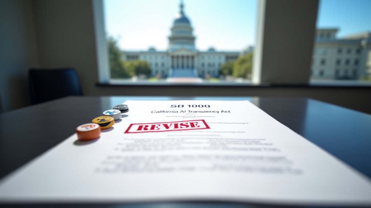 Open-source coalition urges California to revise AI Act license clause.