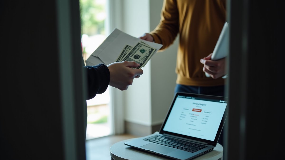 FBI warns crypto scammers use couriers to pick up cash from victims' homes.