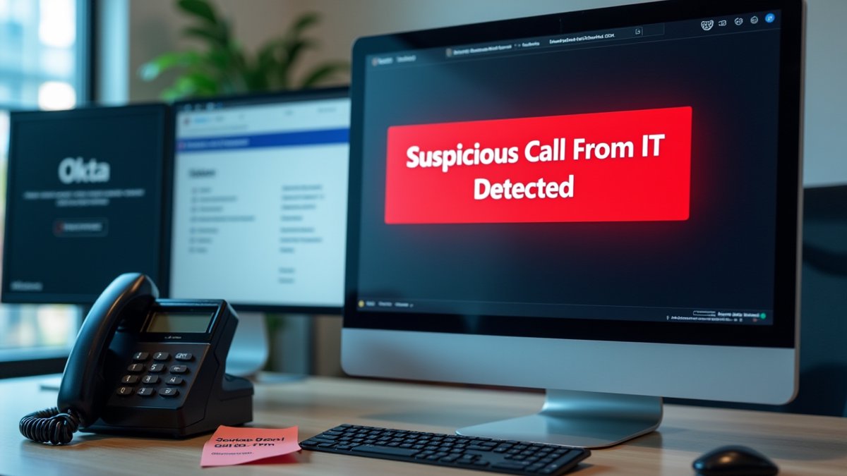 Pink group vishing attack targets Microsoft Entra ID and Okta logins.