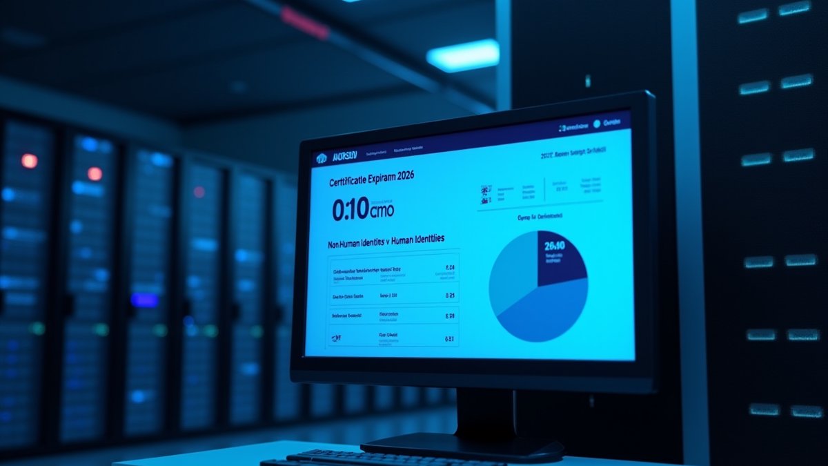Non-human identities outnumber humans 10:1; certificate expirations risk outages in 2026.