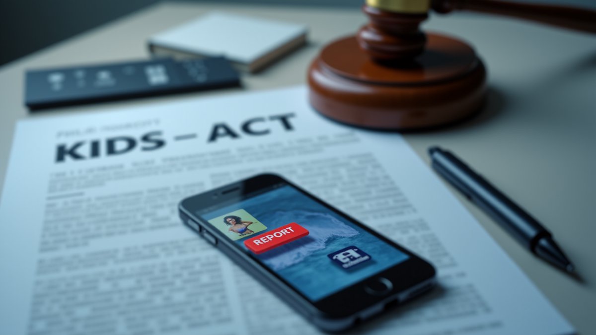 KIDS Act advances without duty of care; platforms fail on non-nude image abuse.