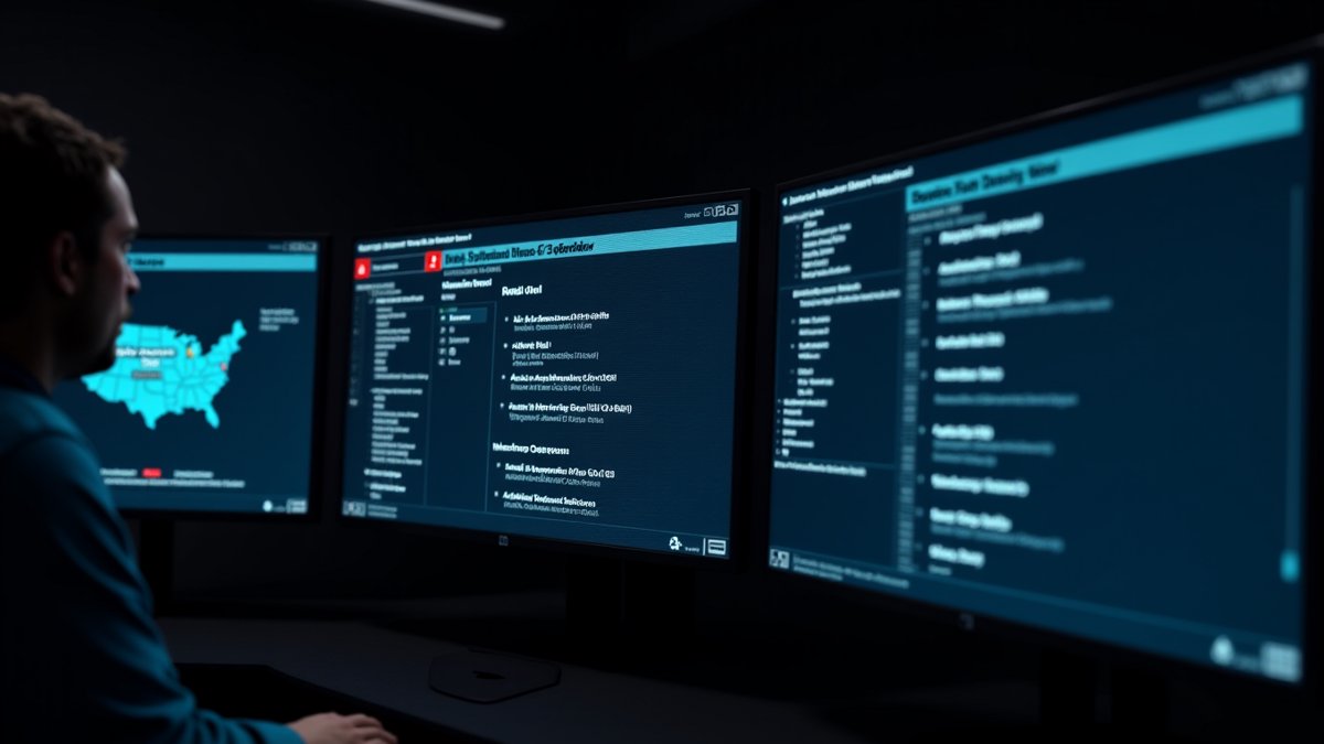 Gold Eagle federal AI clearinghouse dashboard with AI malware alert
