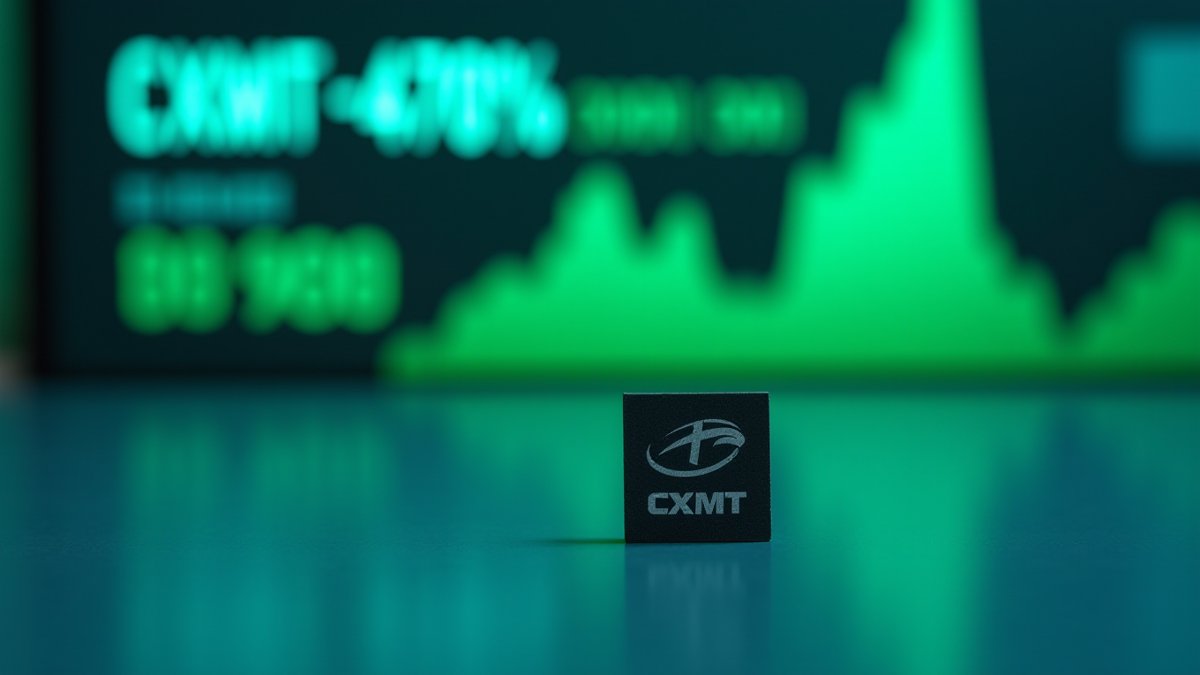CXMT DRAM chip with 470% stock surge on Shanghai debut
