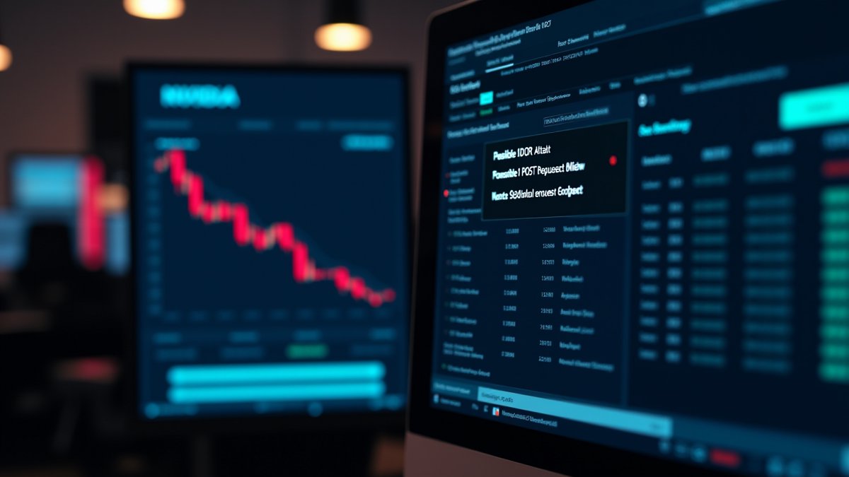 AI chip stock crash and IDOR alert on WebServer1005