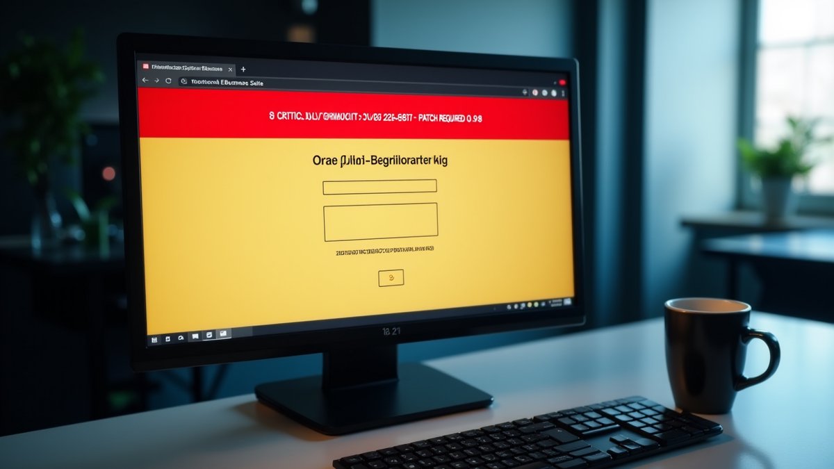 Critical Oracle EBS vulnerability under active exploitation; patch immediately.