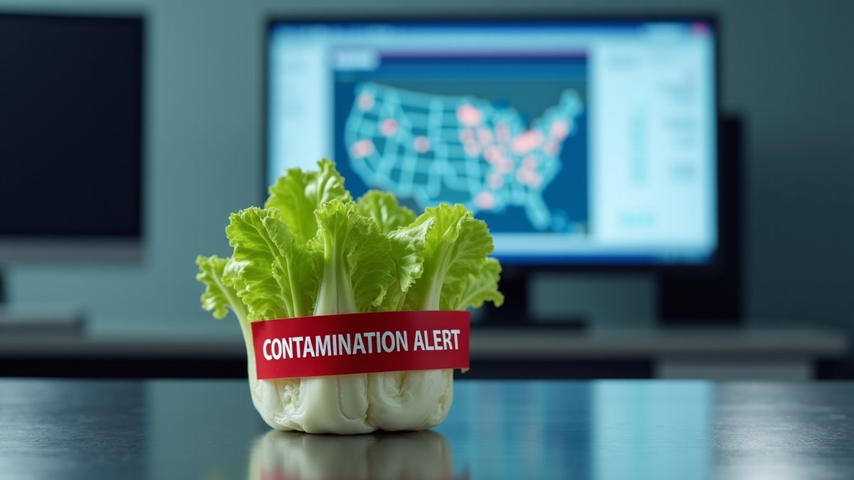 Cyclospora outbreak traced to lettuce; AI aids crisis response.