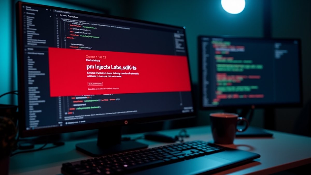 Compromised npm package steals cryptocurrency wallet keys from developers.