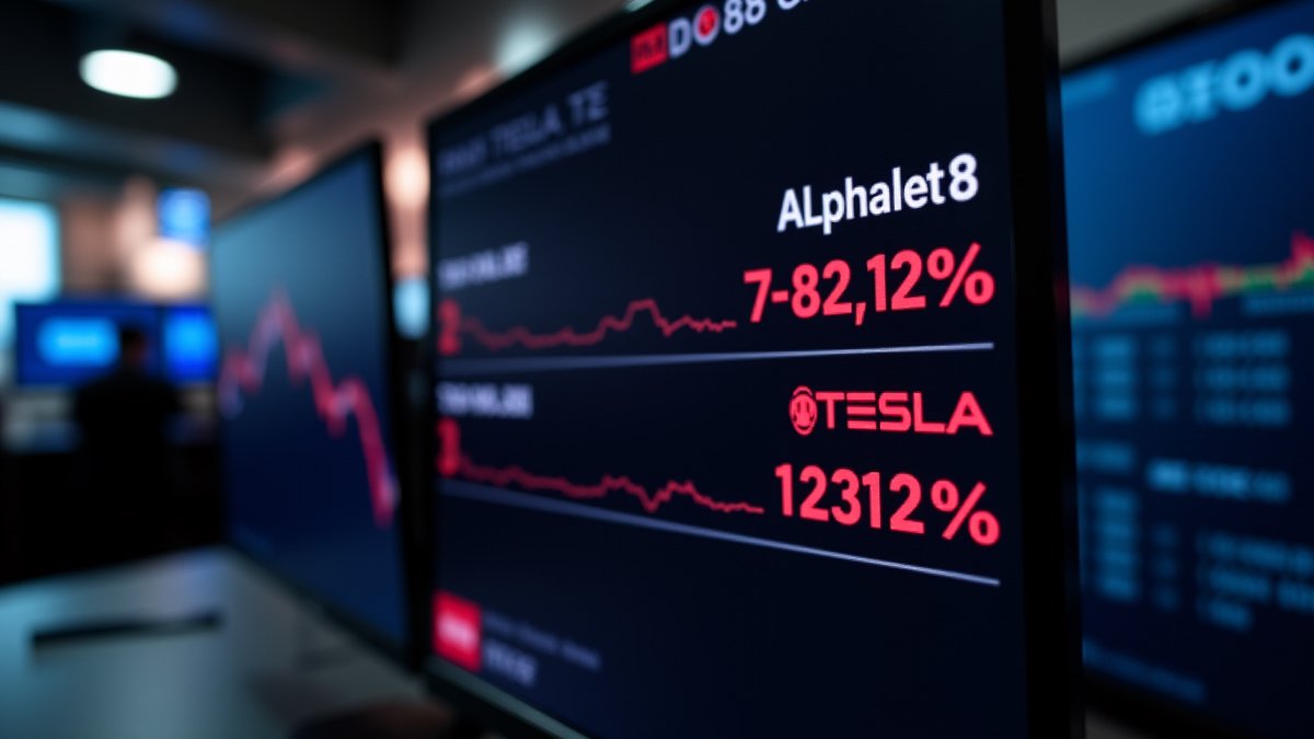 Alphabet and Tesla stocks crash on AI spending fears