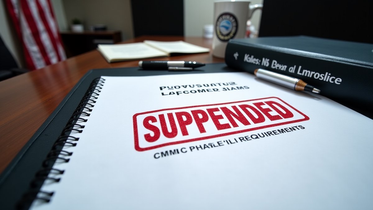 Pentagon suspends CMMC Phase II; defense contractors face regulatory limbo.
