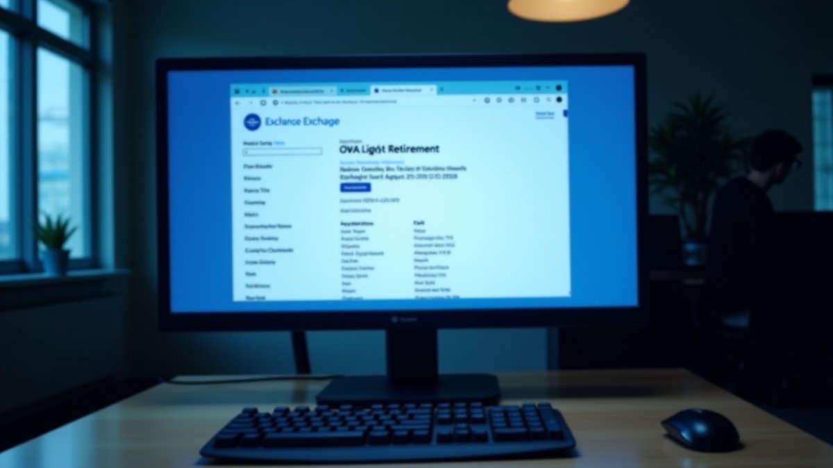 Microsoft Exchange Server admin screen shows OWA Light retirement notice for August 2026