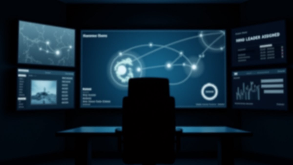 Empty leadership chair in space cyber command center highlights eight-year security gap