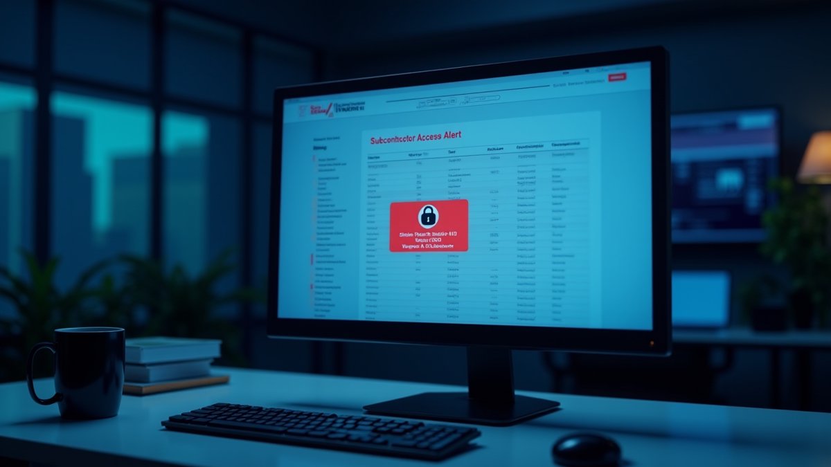 Subcontractor credentials are the new attack vector bypassing vendor defenses.