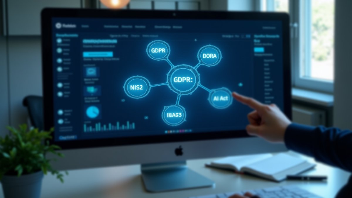 Integrated GRC dashboard for European regulatory ecosystem compliance