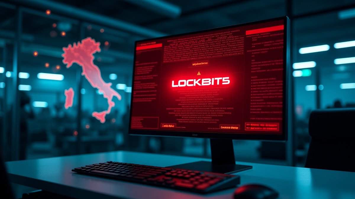 148 ransomware attacks hit Italian manufacturing; LockBit5 and Qilin lead.
