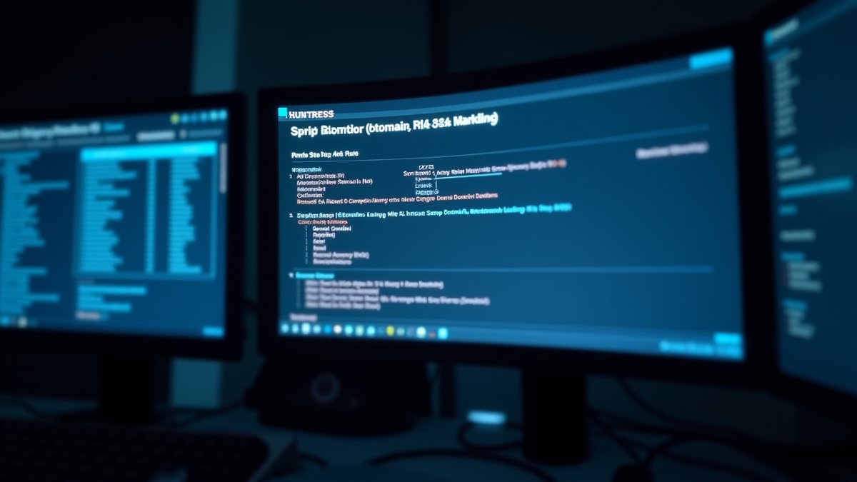AI-generated PowerShell script used for Active Directory reconnaissance detected by Huntress