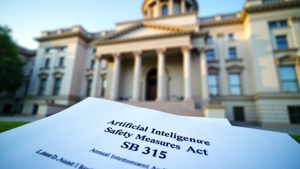 Illinois enacts first US law requiring annual AI safety audits.