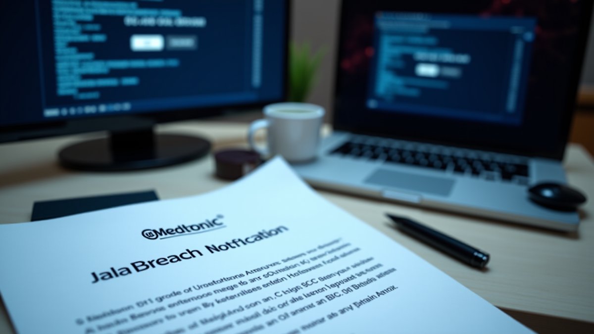 Medtronic data breach notification and dark web data leak listings