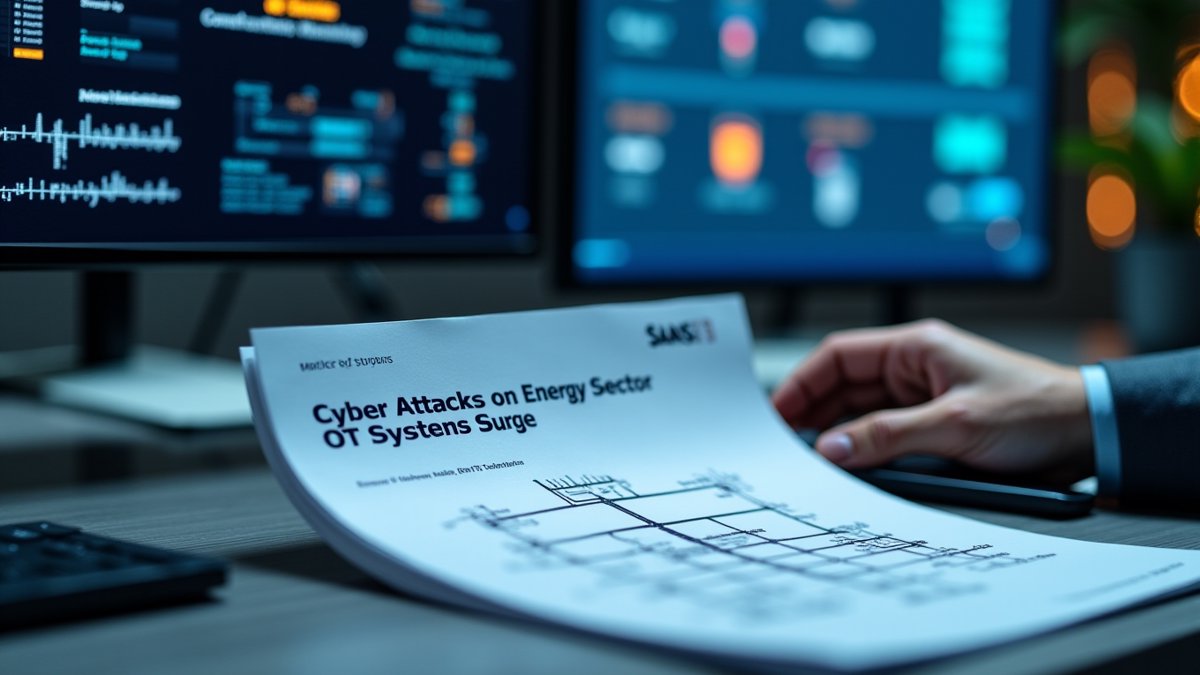 SANS report reveals 340% surge in OT cyber attacks on energy sector.