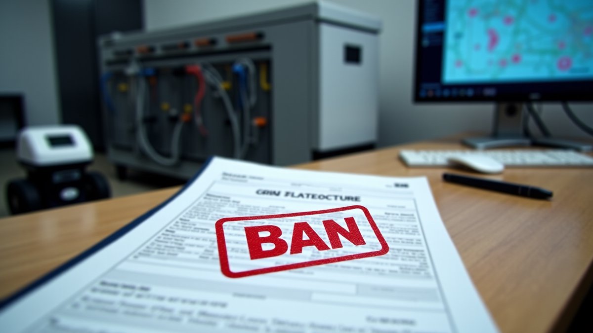 FCC bans foreign-made robots and power inverters over grid security risks.