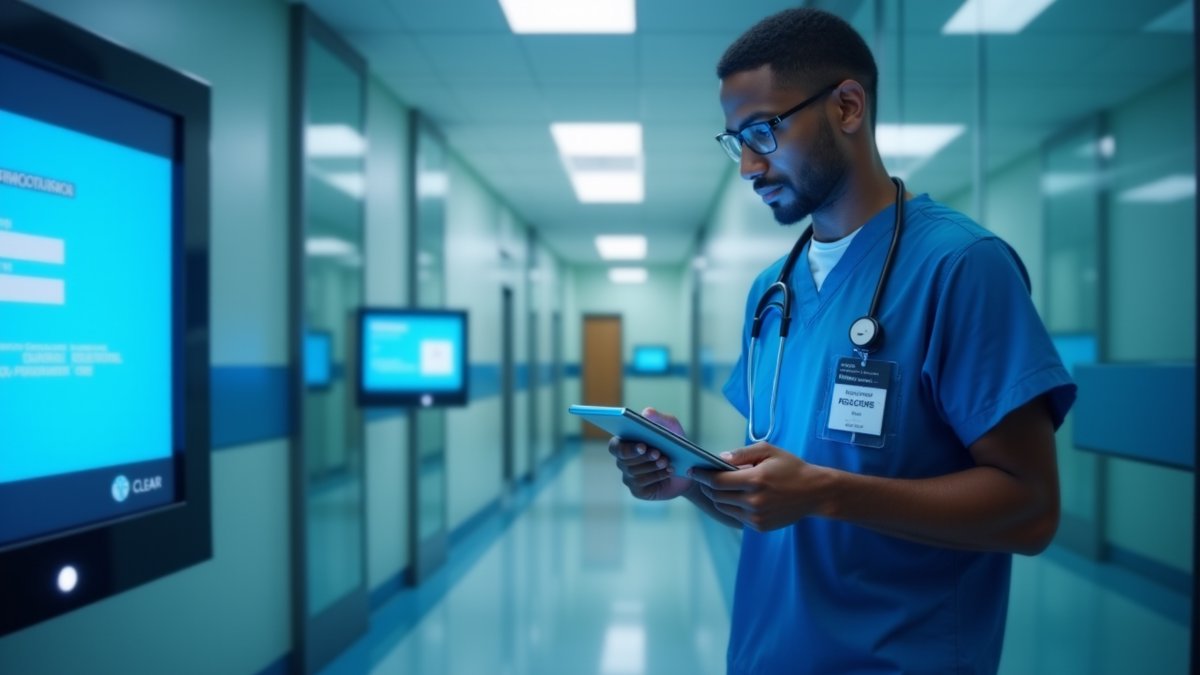 Renown Health clinician uses facial recognition for fast, secure password reset.