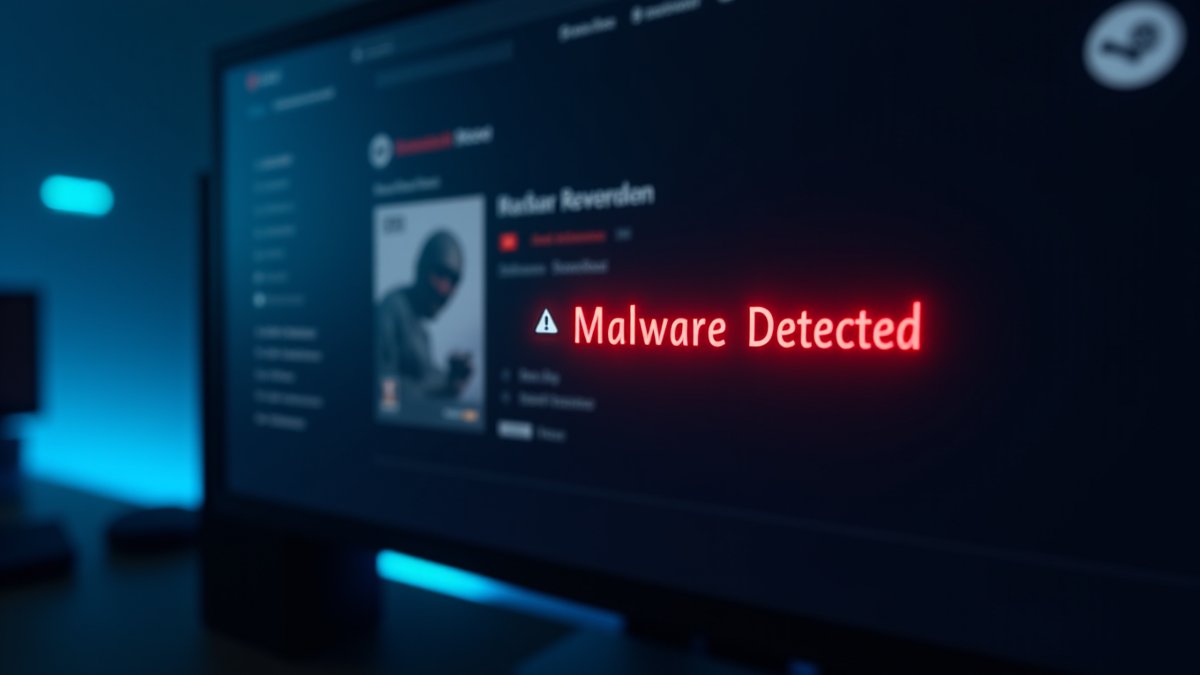 Steam malware steals $220K in crypto; FBI makes arrest.