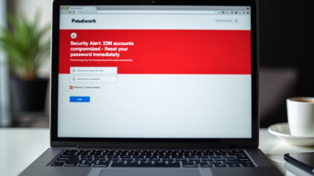 Paidwork breach alert: 23 million users must reset passwords immediately.