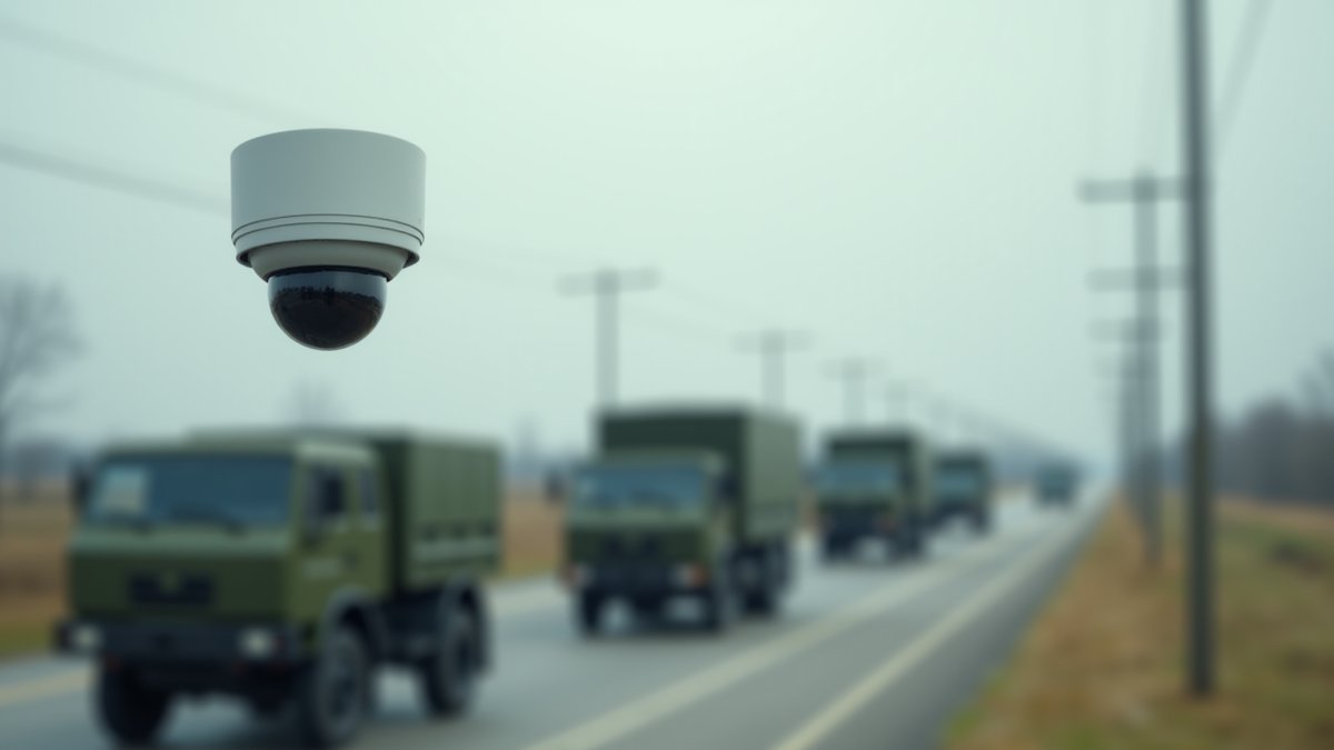 Russian spies hack IP cameras to watch NATO military logistics routes.
