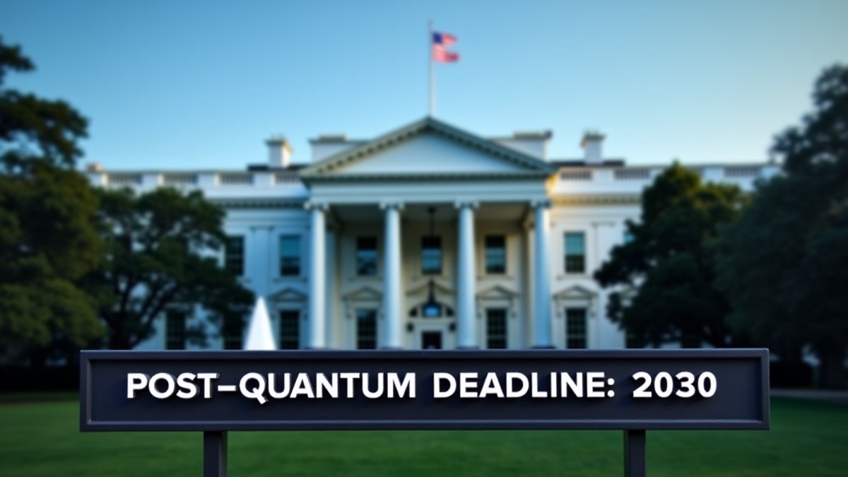 White House moves post-quantum crypto deadline to 2030.