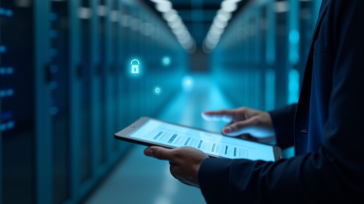 Professional planning quantum readiness roadmap in data center environment.