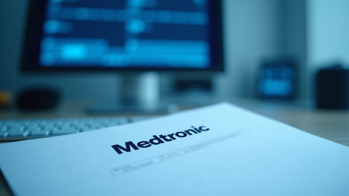 Medtronic breach letter with medical monitor background