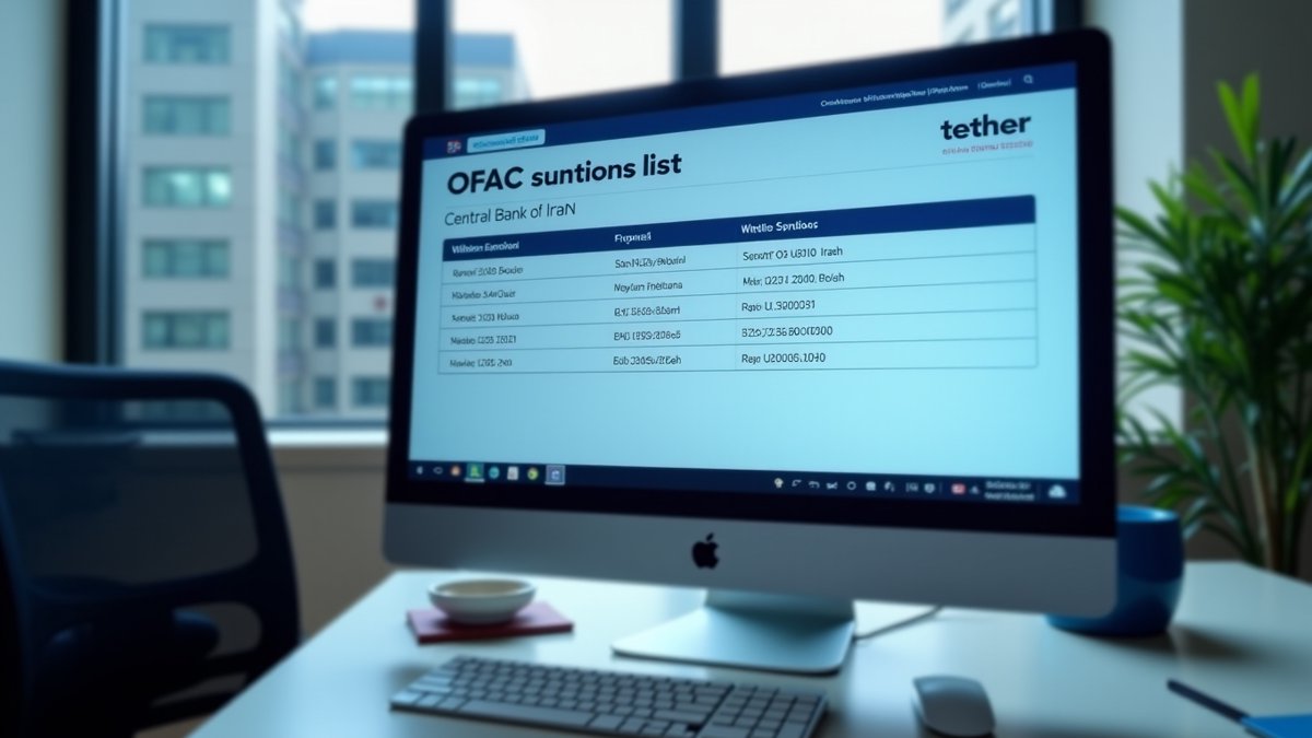 OFAC sanctions Iran crypto wallets; Tether freezes $131 million.