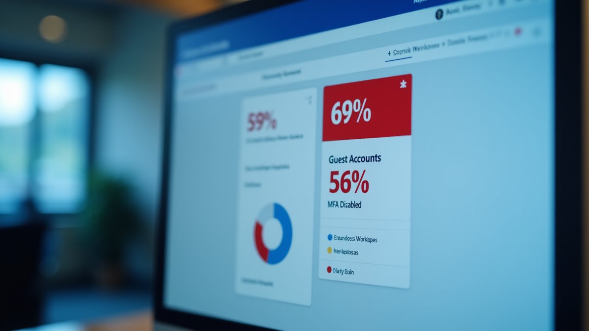 SaaS security report: 69% guest accounts, 56% MFA disabled, OAuth risks exposed.