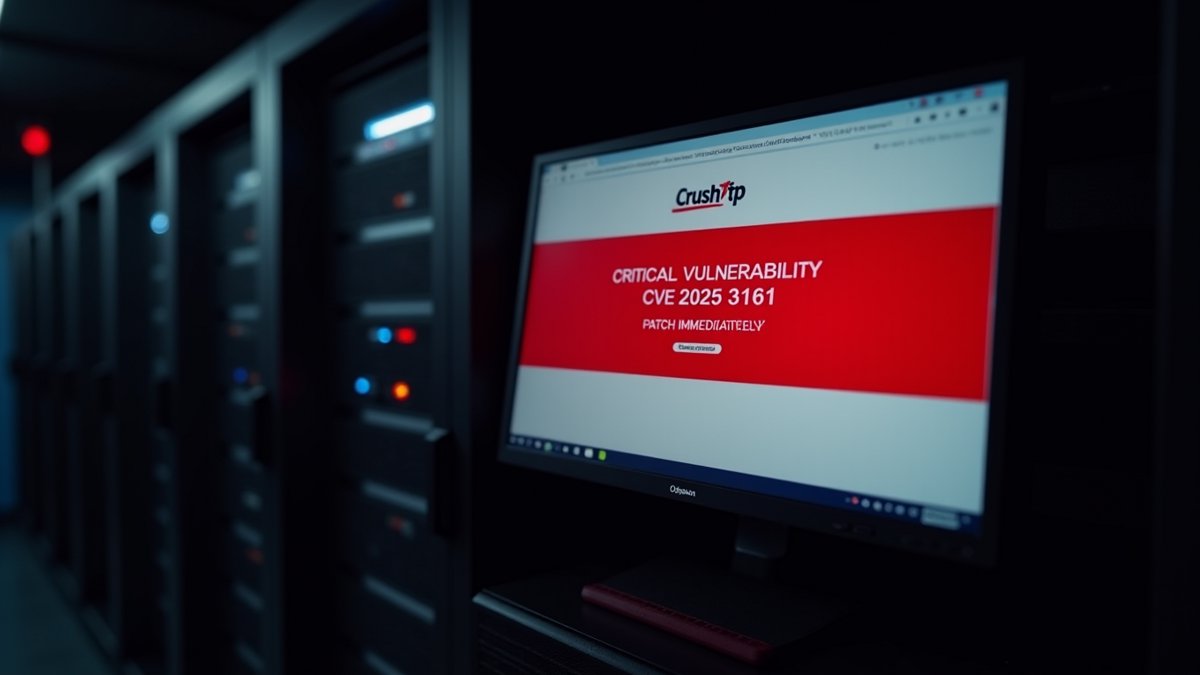 CrushFTP critical vulnerability CVE-2025-31161 actively exploited; patch now.